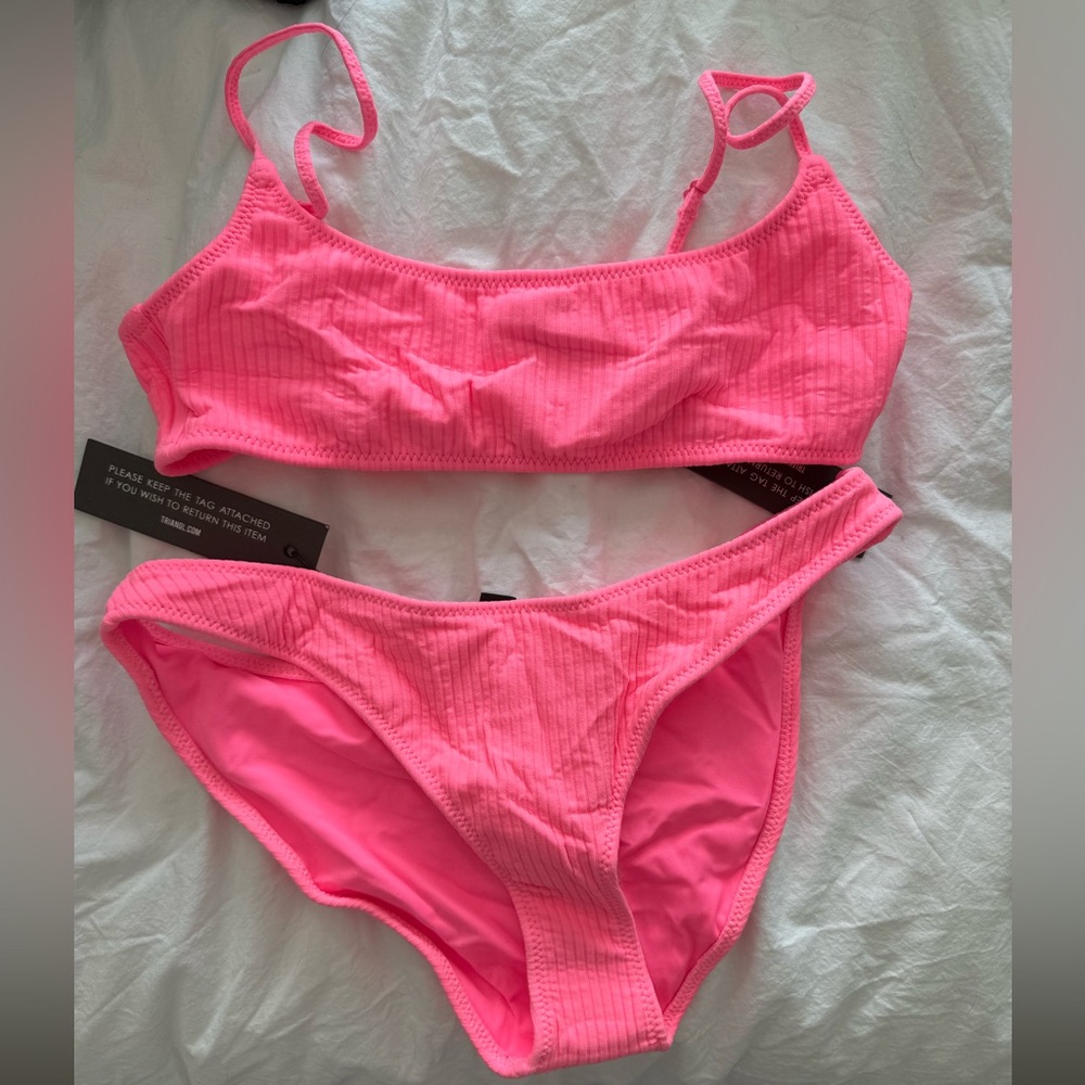 Triangl Pink Bikini Set